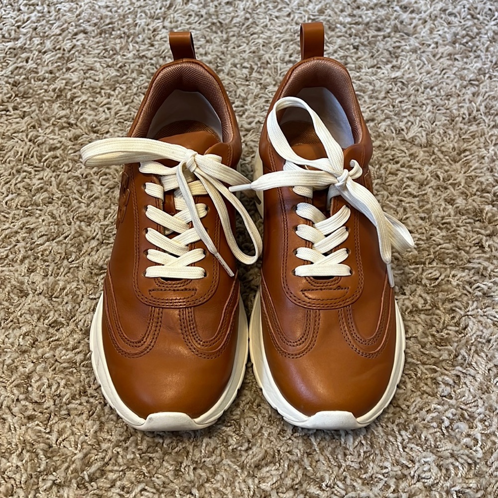 Tory Burch Brown and Cream Sneakers. I reposh because I never used - Picture 2 of 5